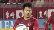 亚冠-15赛季-小组赛-第4轮-第18分钟点球 恒大金英权禁区手球远藤康点球一触而就-花絮