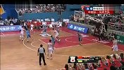 男篮友谊赛-13年-中乌男篮对抗赛：王哲林秀大梦舞步防守队员晕头转向-花絮