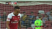 阿森纳角球精准吊入 奥巴梅扬不停球凌空射门偏出