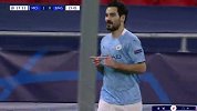 第18分钟曼城球员京多安进球 曼城2-0门兴格拉德巴赫