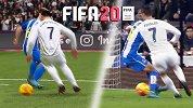 全是大神！FIFA20还原C罗神作：脚后跟过人 +连趟3人