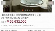 杭州市值8千万豪宅二拍后6·6折成交 神秘买家5663万拿下