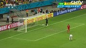世界杯-14年-淘汰赛-1/8决赛-比利时队传中奥里吉头球攻门击中横梁-花絮