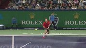 ATP-14年-上海大师赛半决赛 第二轮第七局两位天王僵持不下-花絮