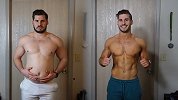 小哥健身3个月身材变化全过程 减重49斤变型男太励志