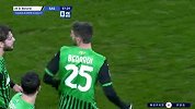 第58分钟萨索洛球员贝拉尔迪进球 桑普多利亚1-3萨索洛