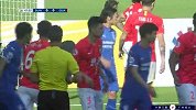 第48分钟广州恒大球员杨立瑜(U23)黄牌