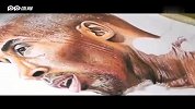 篮球-16年-太有才！国外牛人彩铅手绘科比超逼真画像-新闻