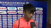 田鑫：进球让我树立信心 比赛就要坚持到最后