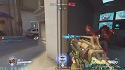 守望先锋：C9 surefour士兵76亚服155ping，好莱坞34杀18864伤害