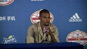 篮球-14年-中国赛：赛后发布会 塞申斯表示中国球迷很给力-新闻