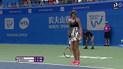 WTA-16年-WTA武汉网球公开赛第2轮 科贝尔vs梅拉德诺维奇-全场