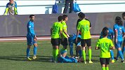 艾克热木江下脚凶狠再被吹 两黄变一红被罚出场