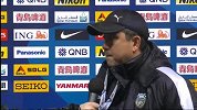 亚冠-14赛季-小组赛-第2轮-川崎前锋主帅表示最后两个丢球很可惜-花絮