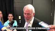 NBA字幕组-波波盛赞阿德：他是我们攻防两端的支柱