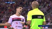 意甲-1718赛季-联赛第2轮-第17分钟黄牌 佩德罗禁区假摔骗点球 裁判火眼金睛识破亮黄牌-花絮