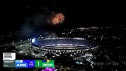 4-1大胜巴西！赛后纪念碑球场放烟花庆祝