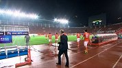 亚冠-17赛季-16强首回合-第45分钟开场 恒大将士走出更衣室 黄博文高拉特商讨战术-花絮