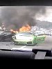 焚烧的烈火战车 3台兰博基尼高速公路起火狂烧