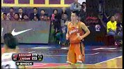 CBA-1314赛季-常规赛-第9轮-上海队卢伟45度角三分命中-花絮