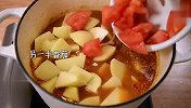 宝爸晚餐做了番茄土豆炖牛肉