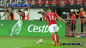 黄博文角球精确制导 冯潇霆冲顶攻门偏出