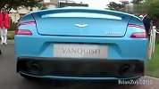 粉蓝色阿斯顿·马丁AM310 Vanquish闹市亮骚