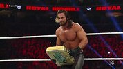 WWE-16年-皇家大战2015：塞纳VS罗林斯VS莱斯纳集锦-精华