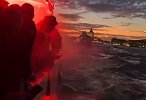 看球顺带旅游！国米球迷晒夕阳下的水城威尼斯美景