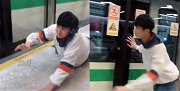 南宁一男子竟在地铁内拍摄“恶搞”危险视频