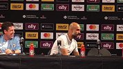 不满记者提前鼓掌欢迎克洛普 瓜迪奥拉提前结束赛后新闻发布会