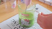 抹茶系甜品 抹茶红豆冰牛奶，清新浓郁又好喝，抹茶控有口福啦