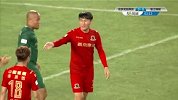 疑似手球？绿城开场率先发难 埃杜打门被防守球员挡出