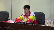 亚运会-14年-宁泽涛家乡发布会 坦言无暇考虑个人问题-新闻