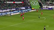 第19分钟沃尔夫斯堡球员韦格霍斯特射门 - 打偏