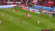 第78分钟RB莱比锡球员恩昆库进球 勒沃库森1-1RB莱比锡