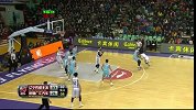 CBA-1314赛季-季后赛-1/4决赛-第1场：杨鸣助攻赵继伟反身上篮球进-花絮