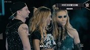 WWE-17年-RAW第1249期：女子四对四组队赛米琪詹姆斯&莎夏班克斯&贝莉&戴娜布鲁克VS奈娅贾克斯&艾莉西亚福克斯&阿莱克萨布利斯&艾玛-全场