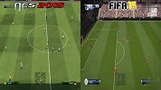 体育游戏-14年-《实况2015》实况2015vsFIFA15高清视频对比