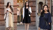 实拍武汉街拍美女，第一位小姐姐是男生眼中的女神么？