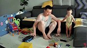 盘点那些突如其来的父爱，搞笑，爸爸带娃，爸爸带娃是这样带的