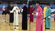 看球赛送相声！天津战辽宁中场表演者即兴说快板