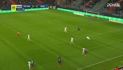下半场补时第2分钟卡昂球员宁加射门