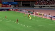 亚冠-17赛季-淘汰赛-1/4决赛首回合-第23分钟射门 王燊超边路突进衔枚疾走 武磊传中胡尔克怒射被挡出-花絮