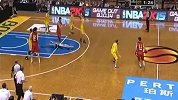 篮球-14年-中澳国际男篮对抗赛第1场：大杀器展锋芒！周琦翻身跳投打板命中-花絮