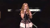 国外11岁女孩现场演唱震撼观众