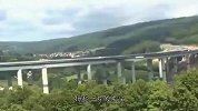 500米长的高架桥, 瞬间化为乌有，场面堪比好莱坞大片!