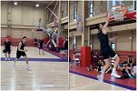 孙悦当年加盟NBA助跑摸高3米53 现在35岁的他能摸多高？