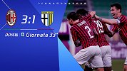 AC米兰VS帕尔马-19/20意甲第33轮