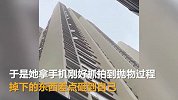 【贵州】贵阳一小区接连两次高空抛牛奶被拍到，楼下有小学生